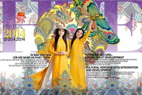 Affiche du festival de Hue 2014